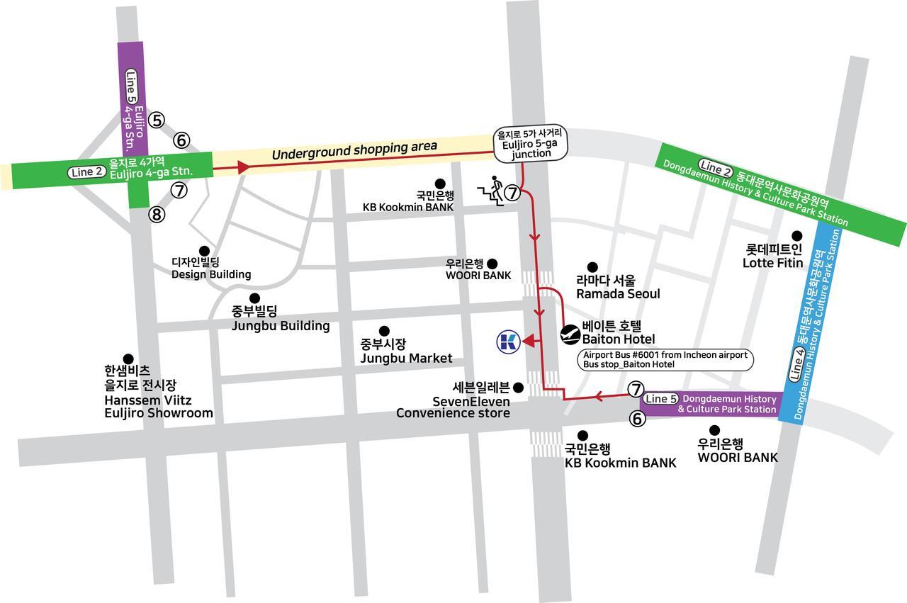 K-Guesthouse Dongdaemun Сеул Экстерьер фото